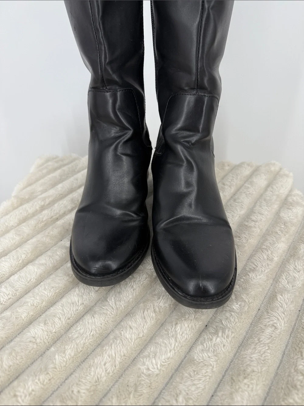 Etienne Aigner “Chastity” Black Tall Riding Boots size 7.5M